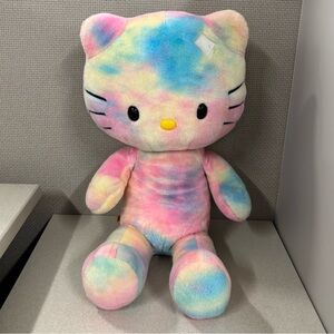 Build-A-Bear Workshop Hello Kitty Tie-Dye Plush Stuffed Animal Sanrio Toy
